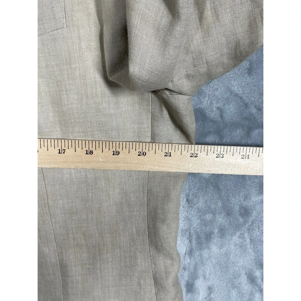 Lauren Ralph Lauren Mens 42L Tan 100% Linen 2-Button Blazer Sport Coat 42 Long